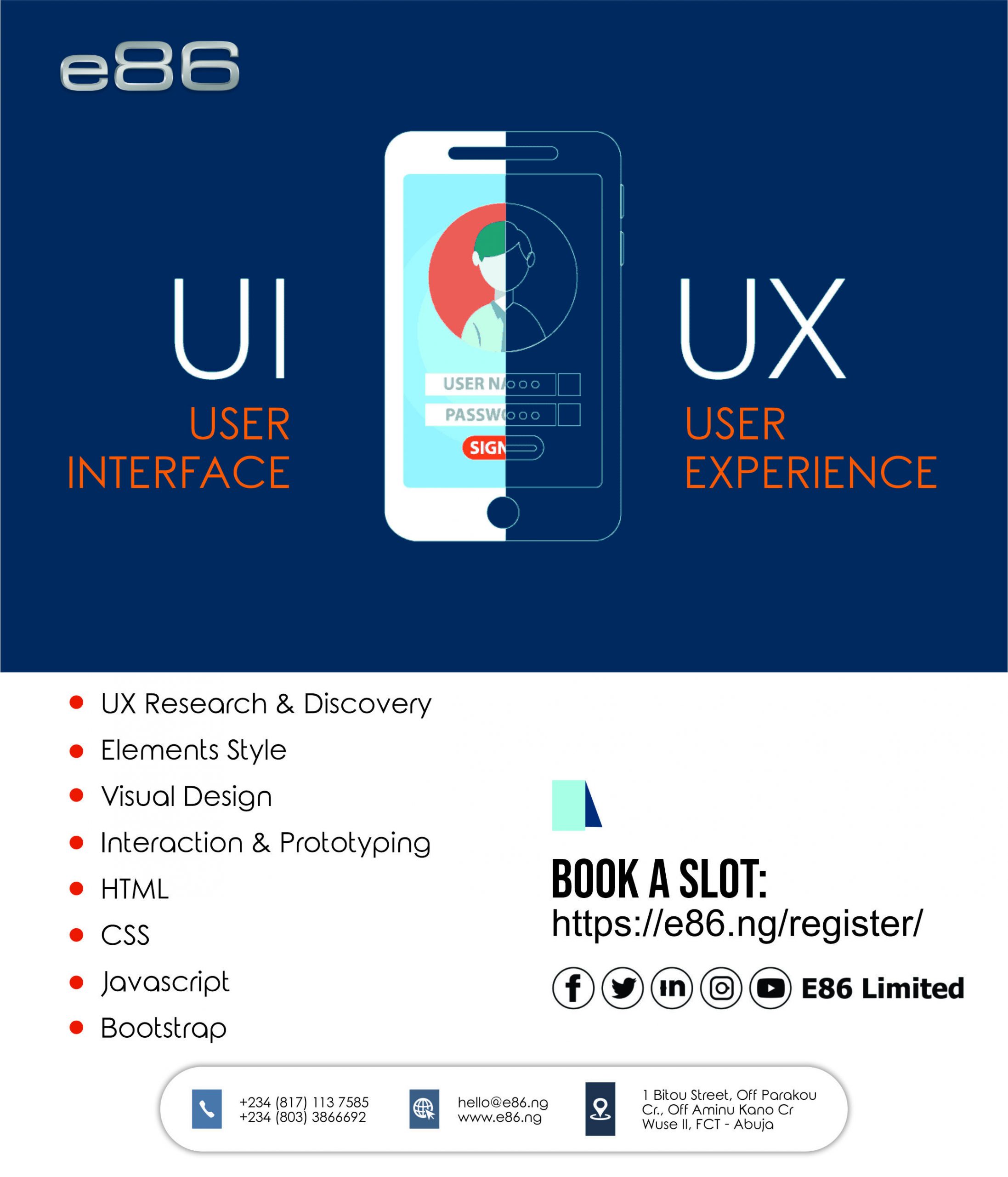 UI/UX (User Interface/User Experience Design)