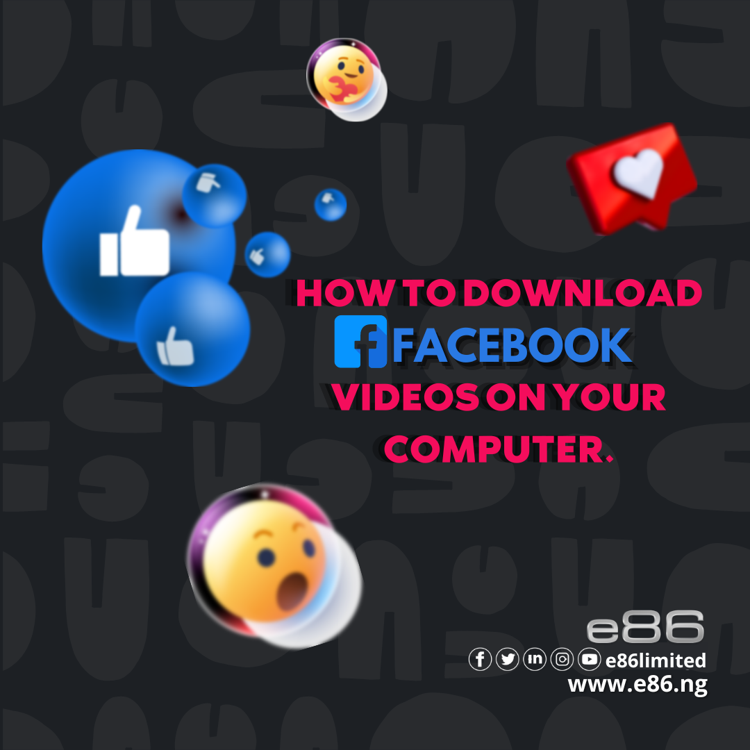 How to Download Facebook Videos on Your Computer.